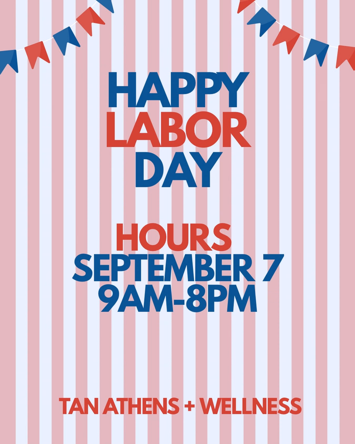 Happy Labor Day ❤️  Here till 8’ come get your glow on today 🙃  Tan Athens + Wellness 
📍 West Broad Shopping Center
📱 706-850-7077