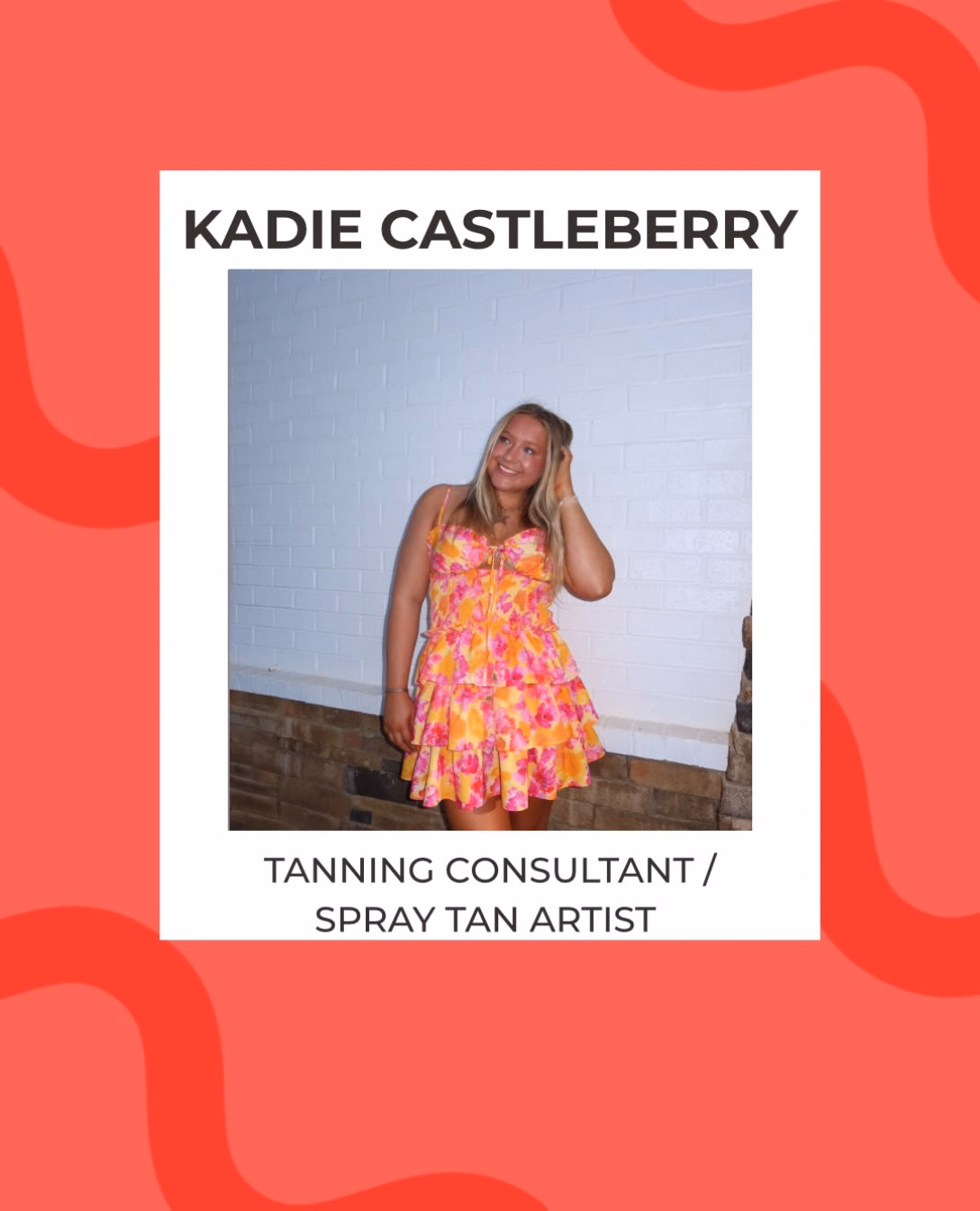 ✨ TAN ATHENS TEAM SPOTLIGHT ✨  🤎 Meet Kadie!
☀️ Position: Tanning Consultant & Certified Spray Tan Artist  💖 What’s your favorite service or product?
My favorite product is Pink Quartz by Swedish Beauty! It gives you AMAZING color, leaves your skin super soft, and is affordable! Definitely a must-have for all my tanning bed girlies! 💗  👀 What’s one fun fact about you that people would never guess?
I actually don’t know how to ride a bike! 🙈  🛍️ What’s your ultimate “perfect day” outside of work?
My perfect day would be spending time with my friends, going shopping, and hanging out by the pool! I love being outside and making memories with my favorite people! ☀️  We’re so happy to have Kadie as part of our Tan Athens team! 🤎